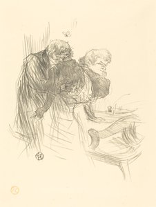 De gamle sommerfugle, 1895. af Henri de Toulouse Lautrec
