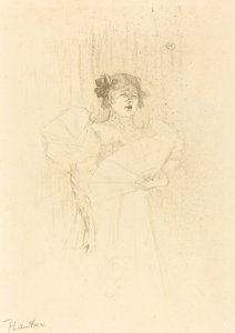 Luce Myres Full Face af Henri de Toulouse Lautrec