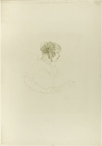 Luce Myrès, i profil af Henri de Toulouse Lautrec