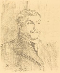Lucien Guitry af Henri de Toulouse Lautrec