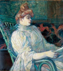 Madame Marthe X. i Bordeaux af Toulouse Lautrec, Henri, de (1864-1901) af Henri de Toulouse Lautrec
