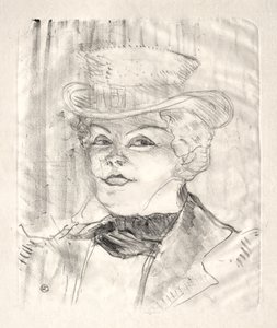 Madame Rejane af Henri de Toulouse-Lautrec