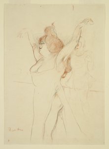 Mademoiselle Cocyle som Helena af Troja i La Belle Helene af Henri de Toulouse-Lautrec