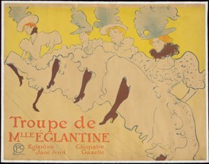 Mademoiselle Eglantines trup af Henri de Toulouse-Lautrec