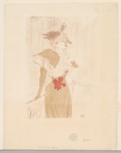 Mademoiselle Marcelle Lender, Stående af Henri de Toulouse-Lautrec