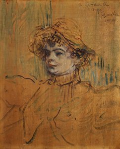 Mademoiselle Nys, 1899. af Henri de Toulouse Lautrec