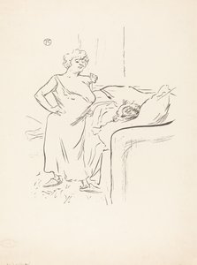Mand og kvinde. af Henri de Toulouse Lautrec