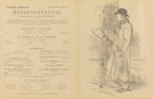 Sølvbryllup; Frihedens byrde; En seriøs klient [foran] af Henri de Toulouse Lautrec