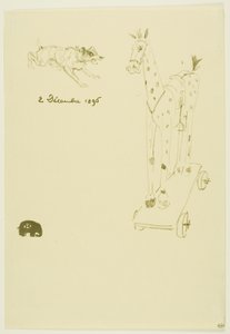Menu Sylvain af Henri de Toulouse Lautrec