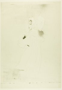 Miss May Belfort (stor tallerken) af Henri de Toulouse Lautrec