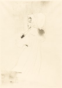 Miss May Belfort, stor tallerken (Miss May Belfort, grande planche) af Henri de Toulouse Lautrec