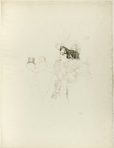 Miss May Belfort i baren Achille af Henri de Toulouse Lautrec