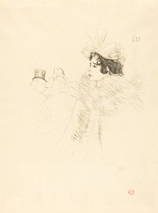 Miss May Belfort i den irske og amerikanske bar, rue Royale (Miss Belfort Belfort au Irish and American Bar, Rue Royale) af Henri de Toulouse Lautrec