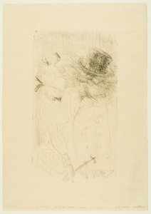Gammel mand og ung pige af Henri de Toulouse-Lautrec