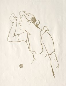 Paula Brebion af Henri de Toulouse-Lautrec