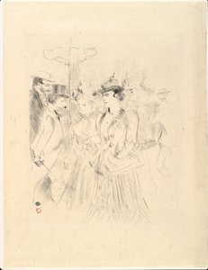 Promenur af Henri de Toulouse Lautrec