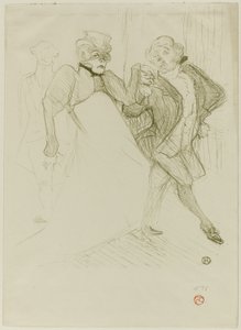 Réjane og Galipaux, i Madame Sans-Gêne af Henri de Toulouse Lautrec