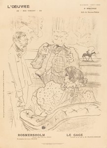 Rosmersholm, Le Gage, 1897. af Henri de Toulouse Lautrec