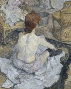 Rousse, også kendt som La Toilette af Henri de Toulouse-Lautrec
