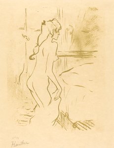 Studie af en kvinde (Etude de femme) af Henri de Toulouse Lautrec