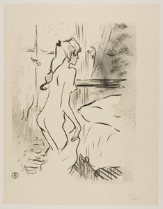 Studie af en kvinde af Henri de Toulouse-Lautrec