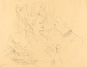 Aftensmad i London af Henri de Toulouse Lautrec