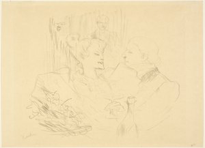 Aftensmad i London af Henri de Toulouse Lautrec