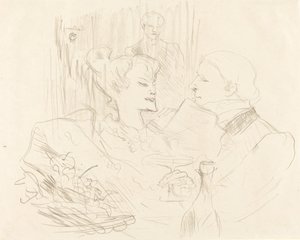Nadver i London Nadver i London, 1896. af Henri de Toulouse Lautrec