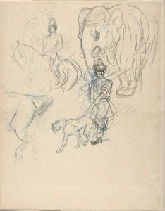 Rajahs Cortege af Henri de Toulouse Lautrec