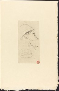 The Explorer Vicomte de Brettes (Explorer L.J. Vicomte de Brettes?) af Henri de Toulouse Lautrec