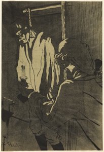 Den hængte mand af Henri de Toulouse-Lautrec