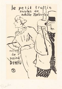 The Little Errand-Girl Le petit trottin, 1893. af Henri de Toulouse Lautrec