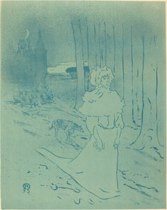 Herregårdsfruen eller omen (The Chatelaine eller Toxin) af Henri de Toulouse Lautrec