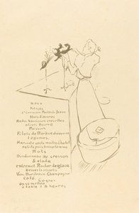 The Milliner (The Milliner - Renée Vert) af Henri de Toulouse Lautrec