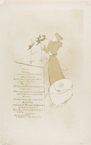 The Milliner, Renée Vert af Henri de Toulouse Lautrec