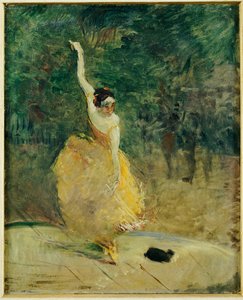 Den spanske danser, 1888 af Henri de Toulouse Lautrec