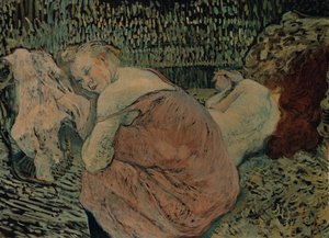 To Venner, 1895 af Henri de Toulouse Lautrec