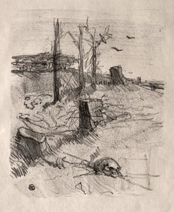 En kirkegård i Galicien af Henri de Toulouse Lautrec