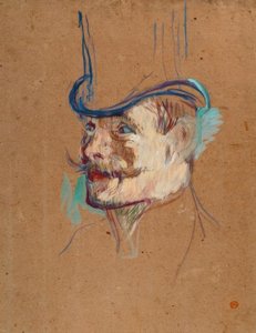 William Warrener im Moulin Rouge von Henri de Toulouse Lautrec