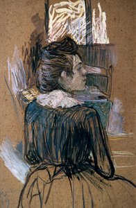 Frau am Fenster, 1889 von Henri de Toulouse Lautrec