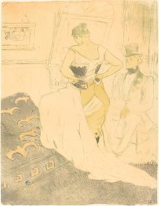 Kvinde i korset Femme en korset, 1896. af Henri de Toulouse Lautrec