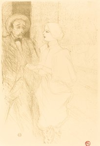 Yahne og Mayer i den svære tidsalder Yahne og Mayer i den svære tidsalder, 1895. af Henri de Toulouse Lautrec