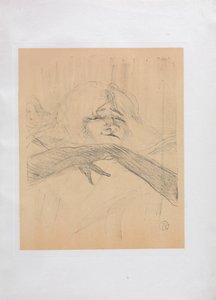 Yvette Guilbert-engelsk serie: Linger Longer Loo af Henri de Toulouse-Lautrec