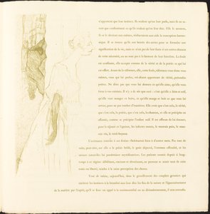 Yvette Guilbert af Henri de Toulouse Lautrec