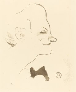 Yvette Guilbert af Henri de Toulouse Lautrec