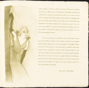 Yvette Guilbert af Henri de Toulouse Lautrec