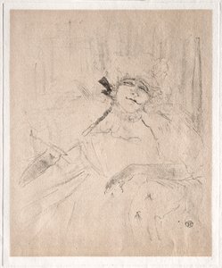 Yvette Guilbert: Gammel sang, 1898. af Henri de Toulouse Lautrec
