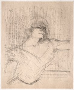 Yvette Guilbert: I limen, 1898. af Henri de Toulouse Lautrec