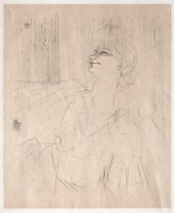 Yvette Guilbert: i Ménilmontant, fra Bruant af Henri de Toulouse Lautrec