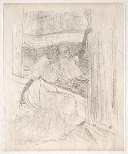 Yvette Guilbert: Hilser publikum af Henri de Toulouse Lautrec
